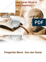 Tanggung Jawab Moral & Sosial Ilmuwan