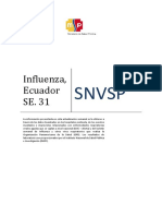 Influenza, Ecuador SE. 31: SNVSP