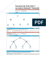 Practica 6 Configuracion de Router y Switch en Cisco Packet Tracer