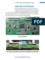 All About The T-CON Board: LED/LCD TV T-CON & Screen Panel Repair Guide