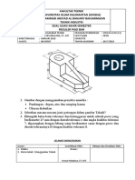 Soal Uts Menggambar Teknik Ganjil 2020-2021 Reguler Pagi