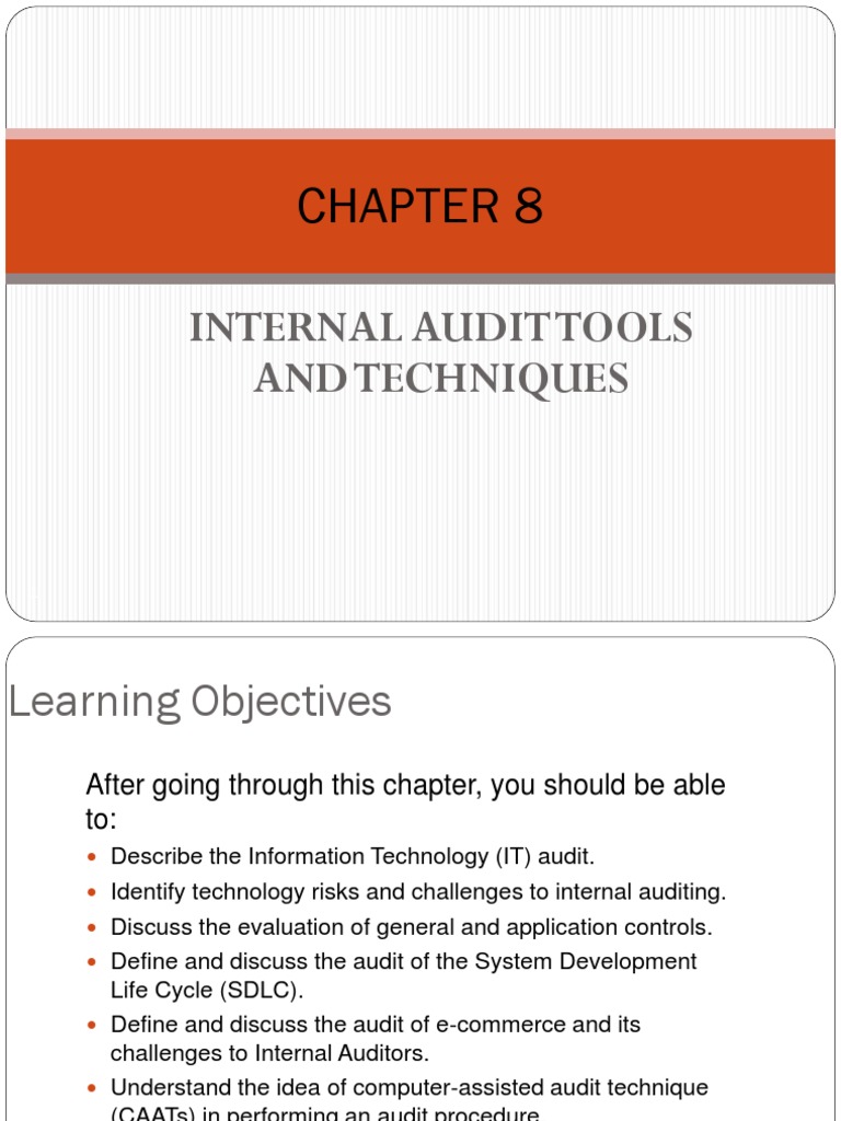 IT Audit Tools and Techniques Overview | PDF | Information Security | Audit