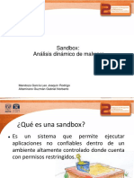 Fdocuments - Ec - Sandbox Anlisis Dinmico de Malware Es Una Sandbox Es Un Sistema Que Permite Ejecutar