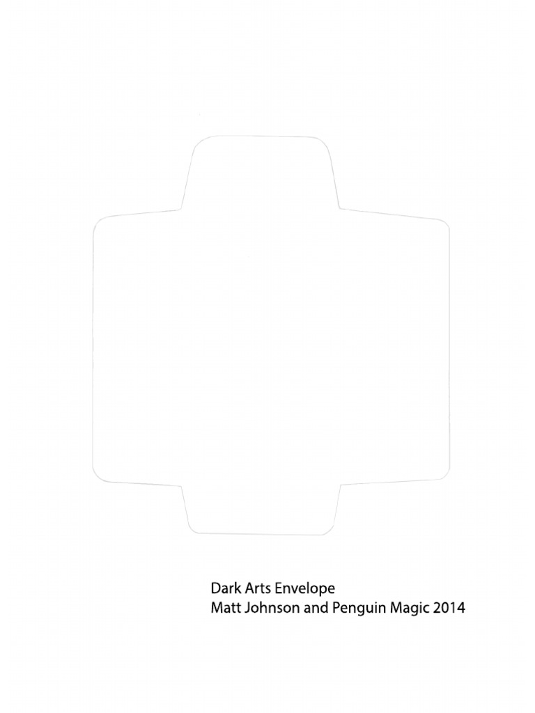 Dark Arts Envelope - 8515 | PDF