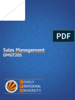 Dmgt205 Sales Management
