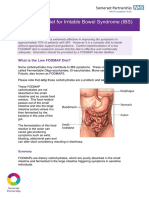 Low Fodmap Diet Factsheet August 2019