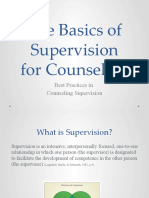 The Basics of Supervisionfinal