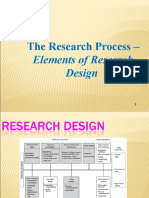 The Research Process - : Elements of Research Design