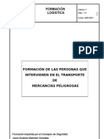 Formacion para El Transporte de Mercancias Peligrosas