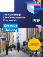 The Cambridge Life Competencies Framework: Creative Thinking