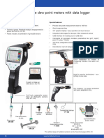 DP 500/510 - Mobile Dew Point Meters With Data Logger: Special Features: Applications
