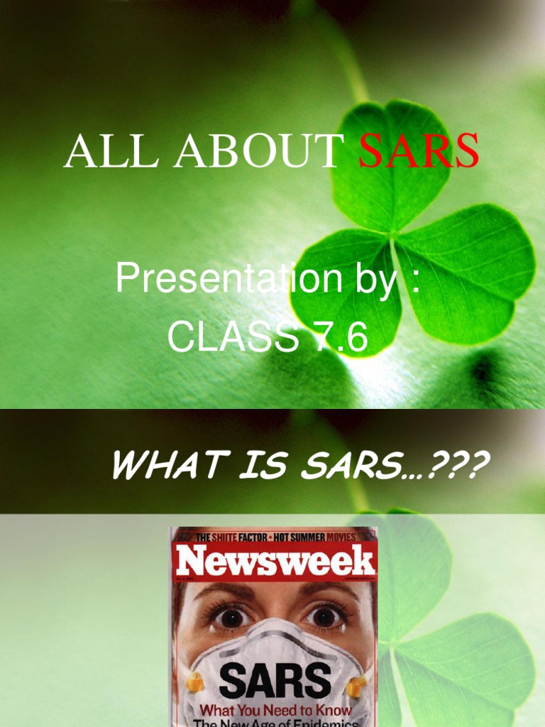 Understanding SARS: Causes and Prevention | PDF