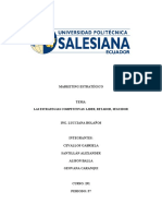 Las Estrategias Competitivas Lider Retador Seguidor