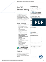 Autocad Electrical Training: Course Booking