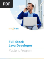 Full Stack Java Developer: Master's Program