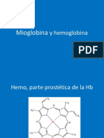 Mioglobina y hemoglobina: Importancia del grupo hemo y el hierro