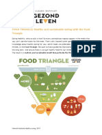 Healthy Living 2017 Food Triangle