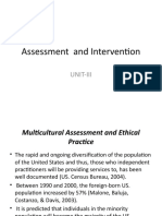 Assessment and Intervention