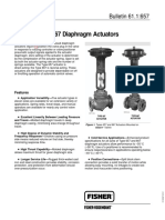 Type 657 and 667 Diaphragm Actuators: Bulletin 61.1:657