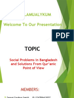 Assalamualykum Welcome To Our Presentation