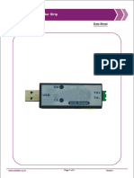 USB TO RS485 Converter Strip: Data Sheet