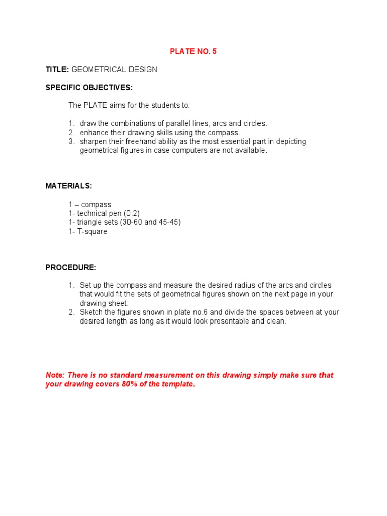 Plate 5. Geometric Design | PDF