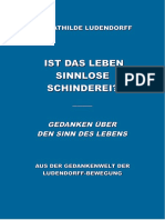 Ludendorff, Mathilde - Ist das Leben sinnlose Schinderei?