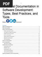 Technical Documentation in Software Development