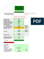 Fichier Excel Pour Prédimensionnement Et Vérification de Note de Calcul, Poteau, Dalle, Poutre Et Chainage