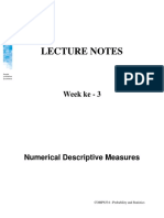 LN03-Numerical Descriptive Measures