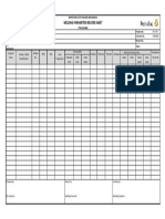 Weld Parameters Record Sheet