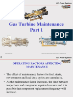GE Gas Turbine Maintenance Factors