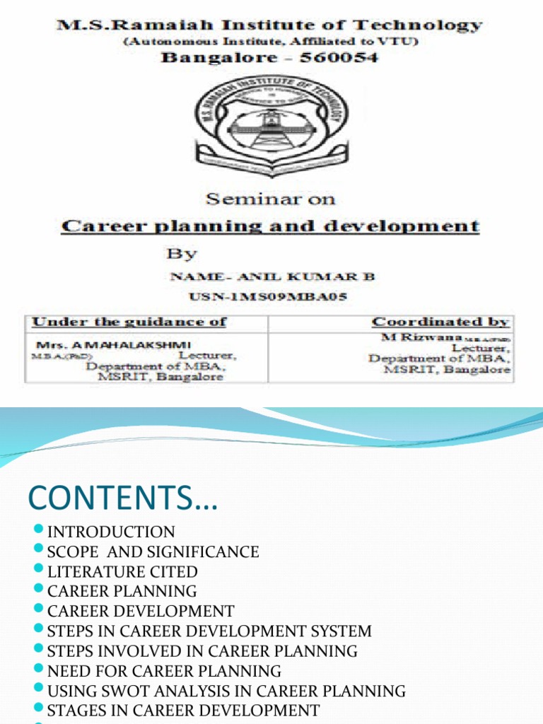 Career Planning and Development Stages | PDF | Goal | Leadership