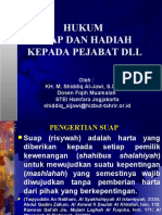 Hukum Suap Dan Hadiah