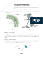 GP 110: Engineering Mechanics Particle Dynamics: Problem Sheet 1