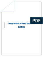 Exergy Analysis of Energy Systems in Buildings
