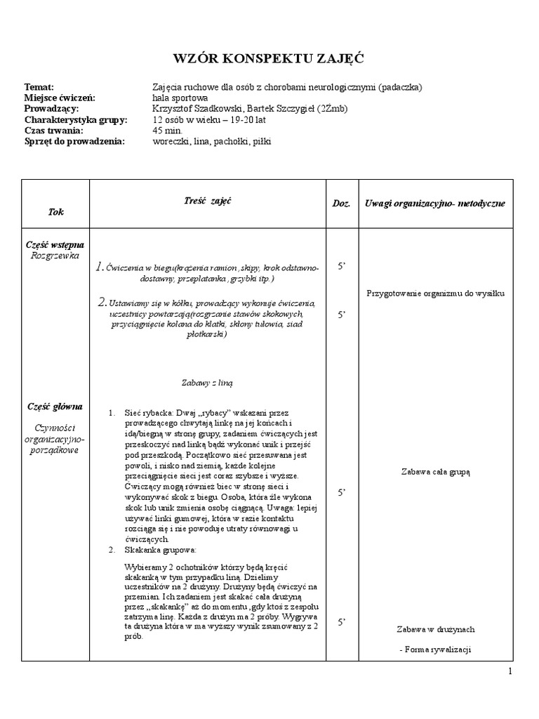 Konspekt APA Wzr Dla Studentw | PDF