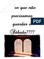 Por Que Não Precisamos Guardar o Sábado