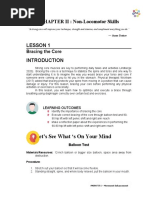 Lesson 1: CHAPTER II: Non-Locomotor Skills