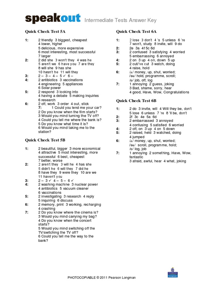 Vdocuments - MX Intermediate Tests Answer Key Intermediate Tests Answer ...