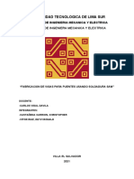 "Fabricacion de Vigas para Puentes Usando Saw" Vitor - Castañeda