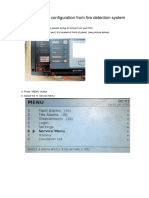 How To Take Off Configuration From Fire Detection System