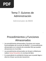 Procedimientos Almacenados y Transacciones en MySQL | PDF | Lenguaje de ...
