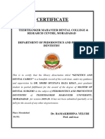 Certificate: Teerthanker Mahaveer Dental College & Research Centre, Moradabad