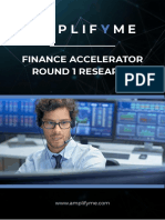 Round 1 - Finance Accelerator Research