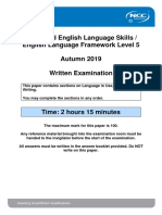 AELS Written QP Autumn 2019 FINAL