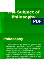 The Essence of Philosophy