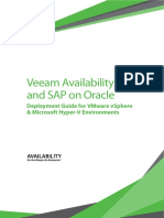 Veeam Availability Suite and Sap On Oracle: Deployment Guide For Vmware Vsphere & Microsoft Hyper-V Environments