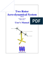 Two Rotor Aero-Dynamical System: User's Manual