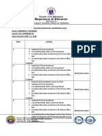 Accomlishment Report On Enrolment and Brigada Eskwela As of June 2020
